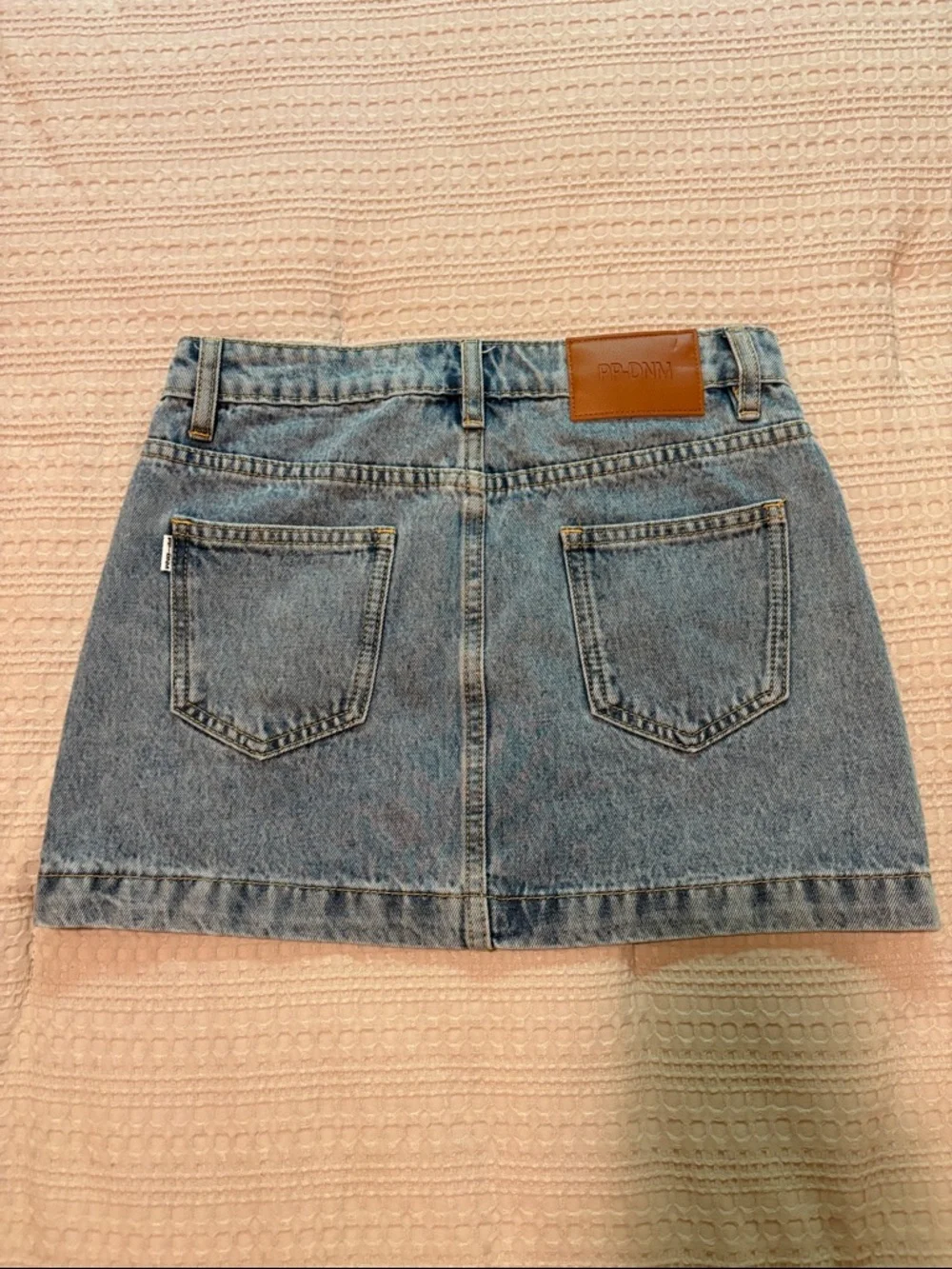 Princess Polly Light Blue Denim Mini Skirt - Picture 3 of 7